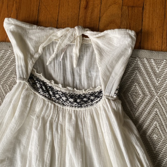 New sz S Carmen convertible one-piece smocked bandeau luxury jumpsuit - Picture 9 of 16